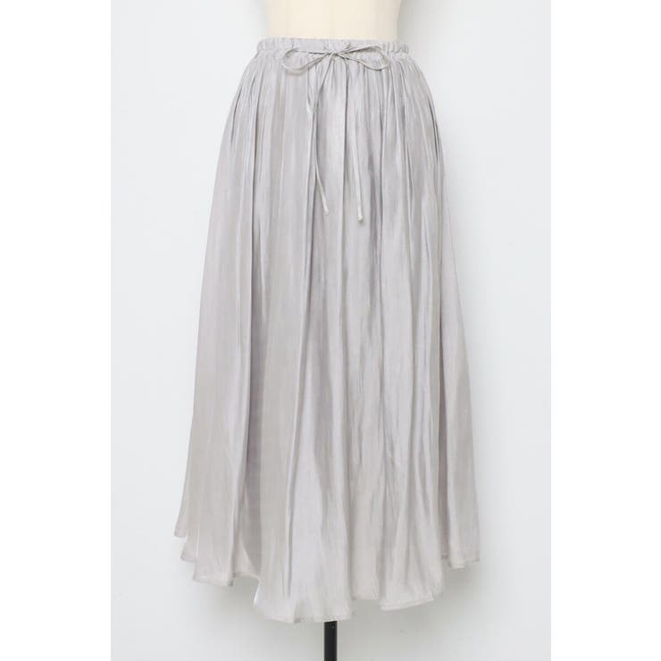 ワッシャーサテンリラクシーギャザースカート 77-004135 | BONJOUR SAGAN | 詳細画像16 