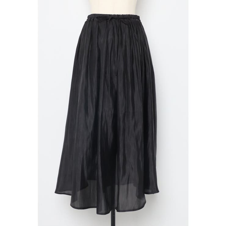 ワッシャーサテンリラクシーギャザースカート 77-004135 | BONJOUR SAGAN | 詳細画像17 