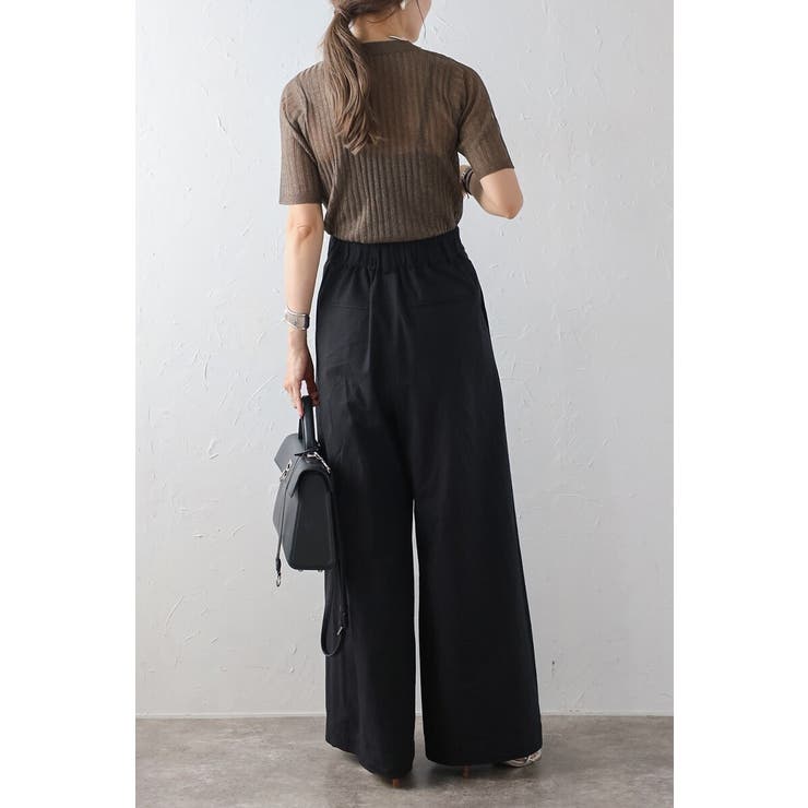 メタリックシアーニットT 77-004160 | BONJOUR SAGAN | 詳細画像4 