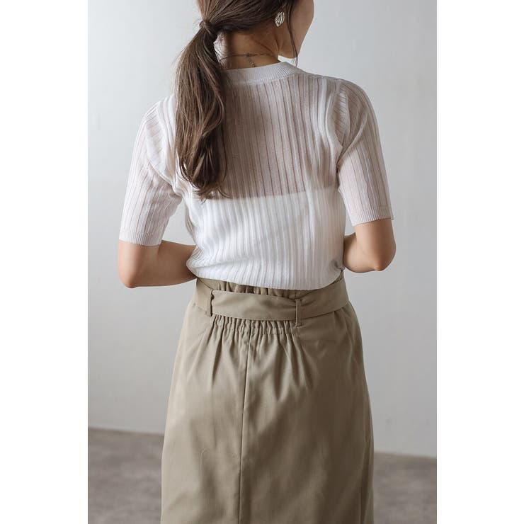 メタリックシアーニットT 77-004160 | BONJOUR SAGAN | 詳細画像11 