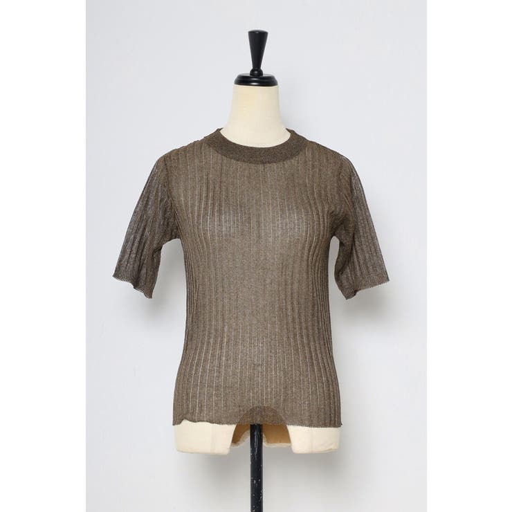 メタリックシアーニットT 77-004160 | BONJOUR SAGAN | 詳細画像23 