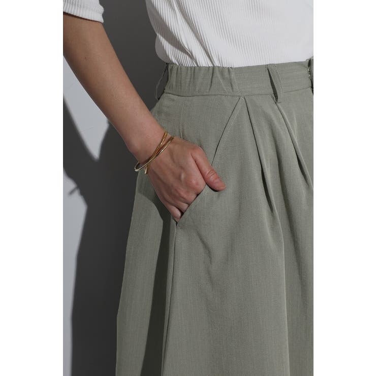 タックフレアワイドパンツ 77-004169 | BONJOUR SAGAN | 詳細画像7 