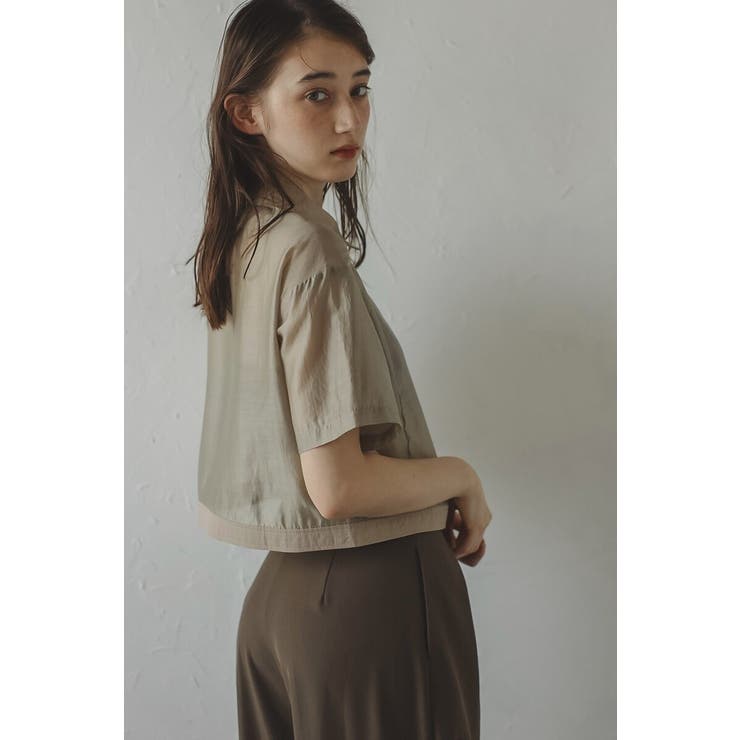 sheer shiny shirt | BONJOUR SAGAN | 詳細画像7 