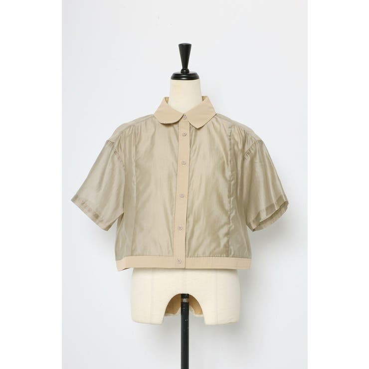 sheer shiny shirt | BONJOUR SAGAN | 詳細画像21 