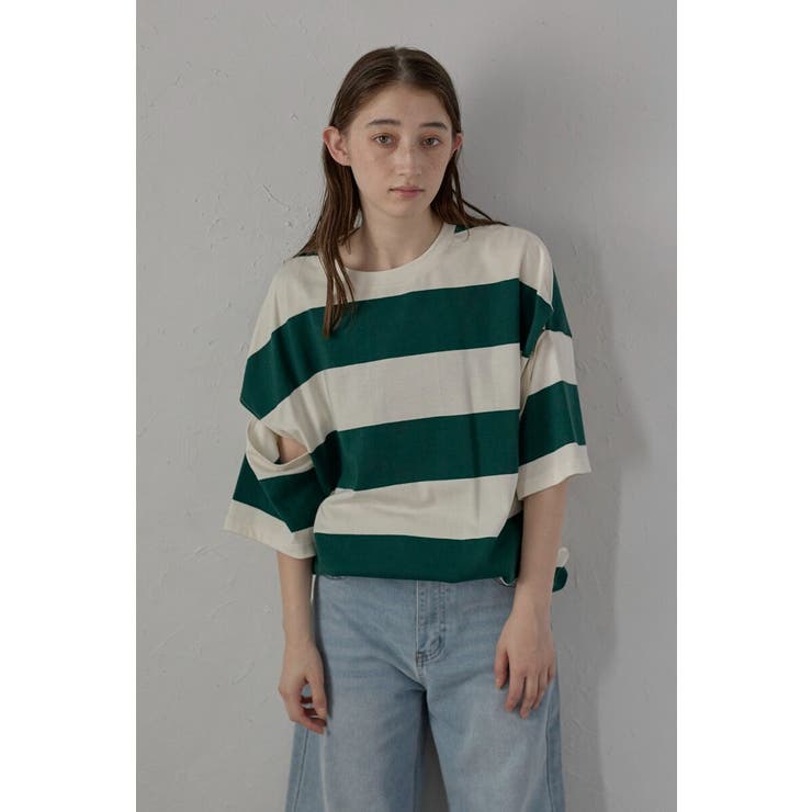 shoulder slit border | BONJOUR SAGAN | 詳細画像1 