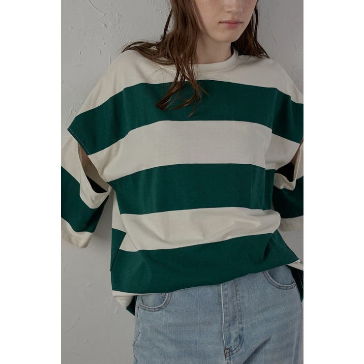 shoulder slit border | BONJOUR SAGAN | 詳細画像3 