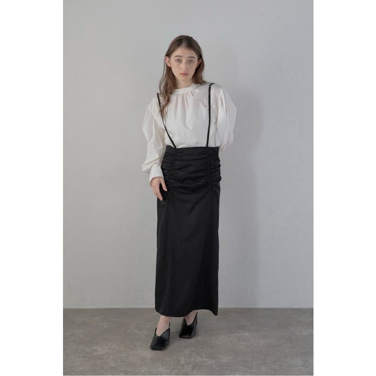 shirring suspender skirt | BONJOUR SAGAN | 詳細画像9 