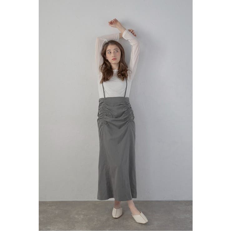 shirring suspender skirt | BONJOUR SAGAN | 詳細画像2 