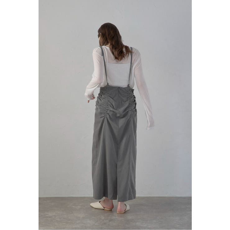 shirring suspender skirt | BONJOUR SAGAN | 詳細画像4 