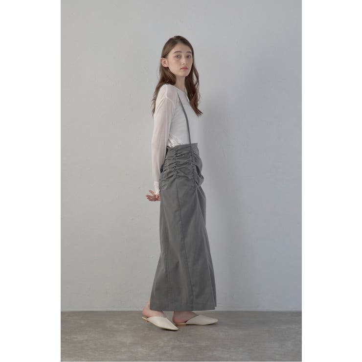 shirring suspender skirt | BONJOUR SAGAN | 詳細画像6 