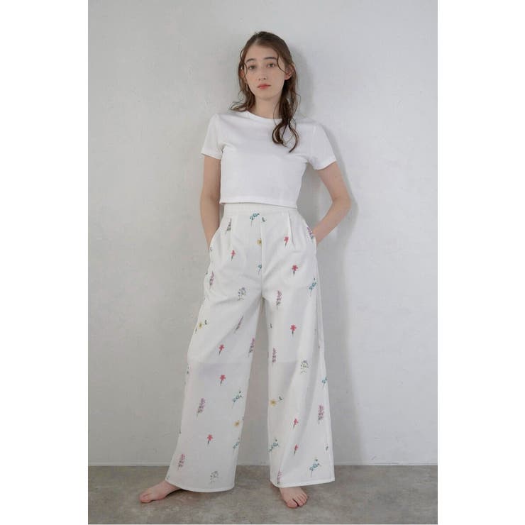 flower print wide | BONJOUR SAGAN | 詳細画像9 