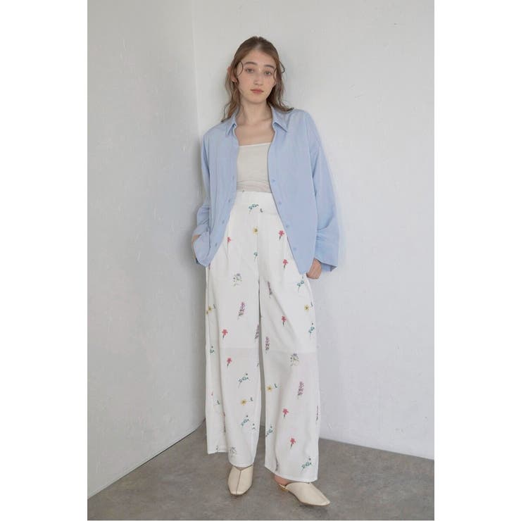 flower print wide | BONJOUR SAGAN | 詳細画像11 