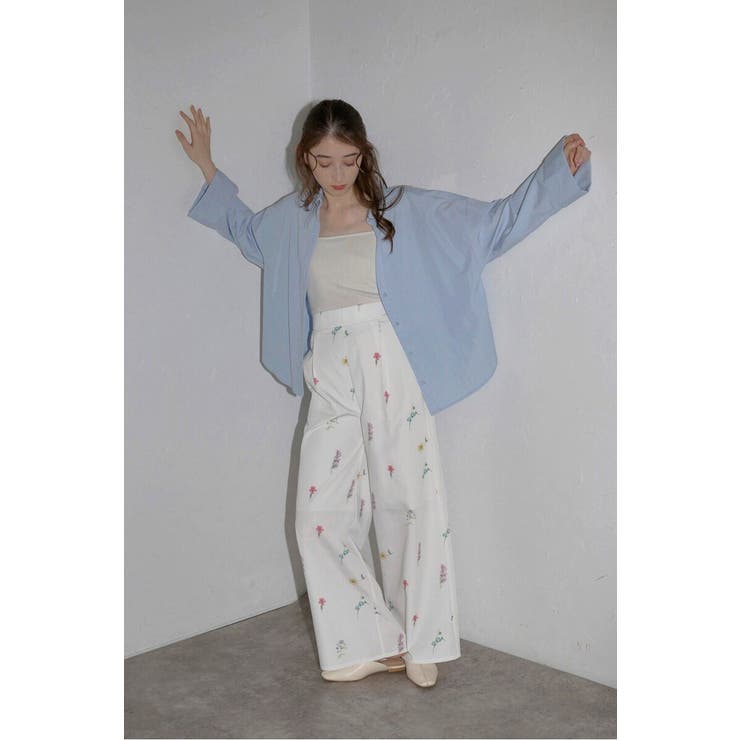 flower print wide | BONJOUR SAGAN | 詳細画像12 