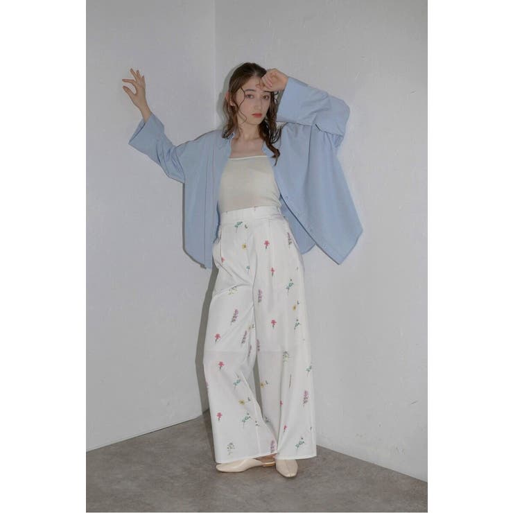 flower print wide | BONJOUR SAGAN | 詳細画像13 