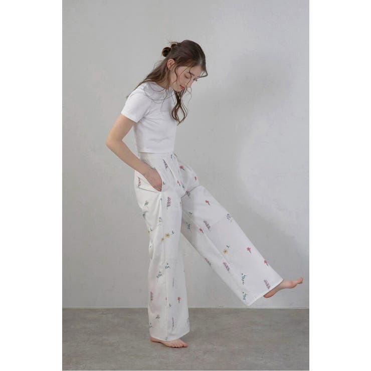 flower print wide | BONJOUR SAGAN | 詳細画像2 