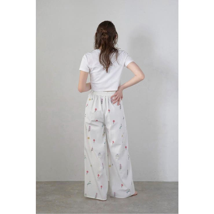 flower print wide | BONJOUR SAGAN | 詳細画像4 