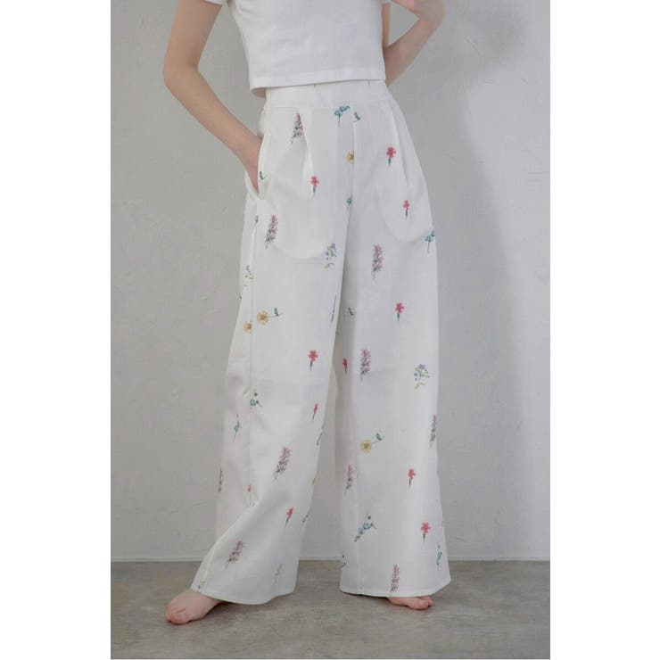 flower print wide | BONJOUR SAGAN | 詳細画像6 