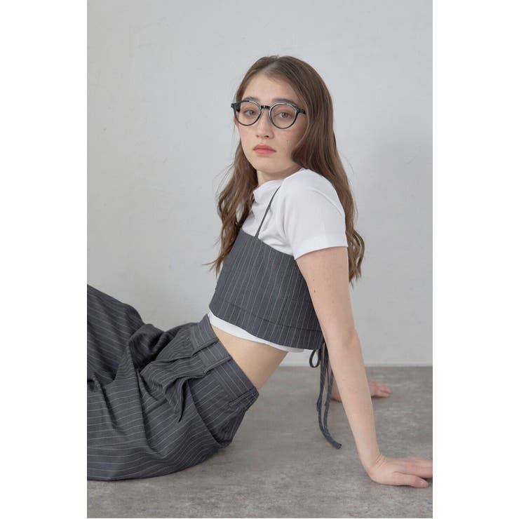 back ribbon pinstripe | BONJOUR SAGAN | 詳細画像15 