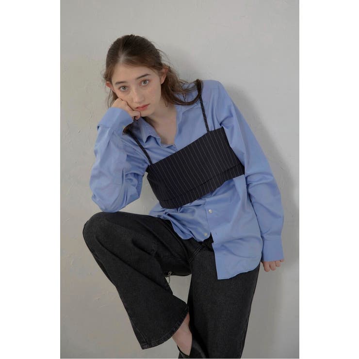 back ribbon pinstripe | BONJOUR SAGAN | 詳細画像19 