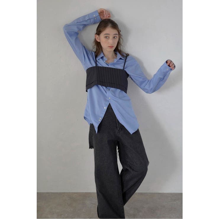 back ribbon pinstripe | BONJOUR SAGAN | 詳細画像22 