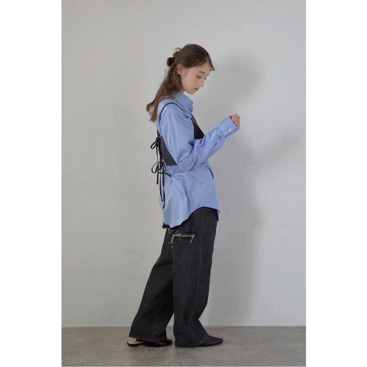 back ribbon pinstripe | BONJOUR SAGAN | 詳細画像23 