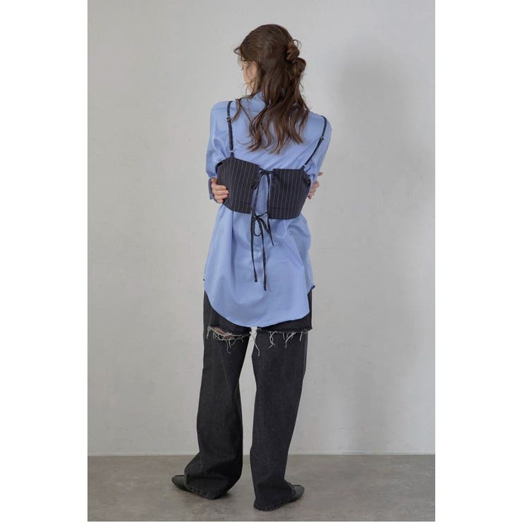 back ribbon pinstripe | BONJOUR SAGAN | 詳細画像24 