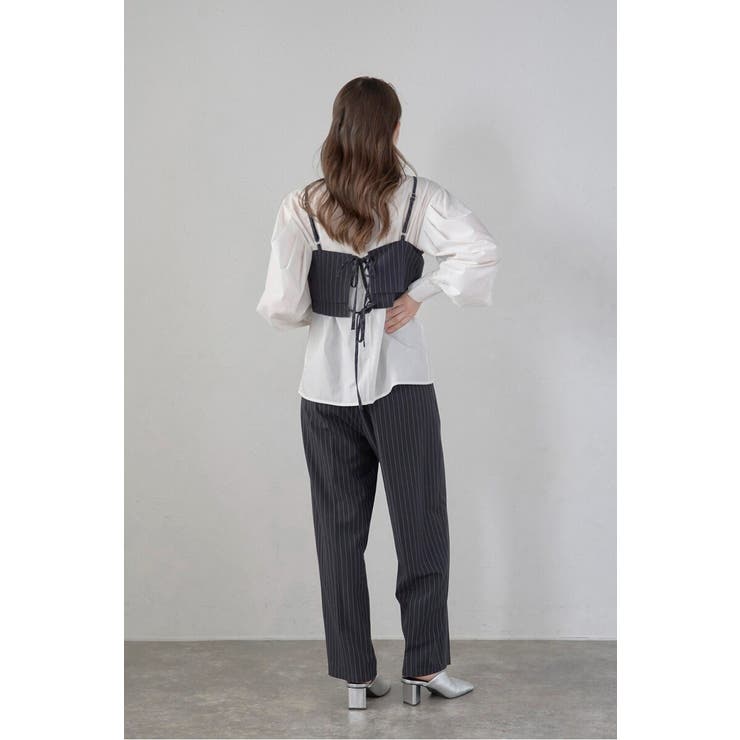 back ribbon pinstripe | BONJOUR SAGAN | 詳細画像31 