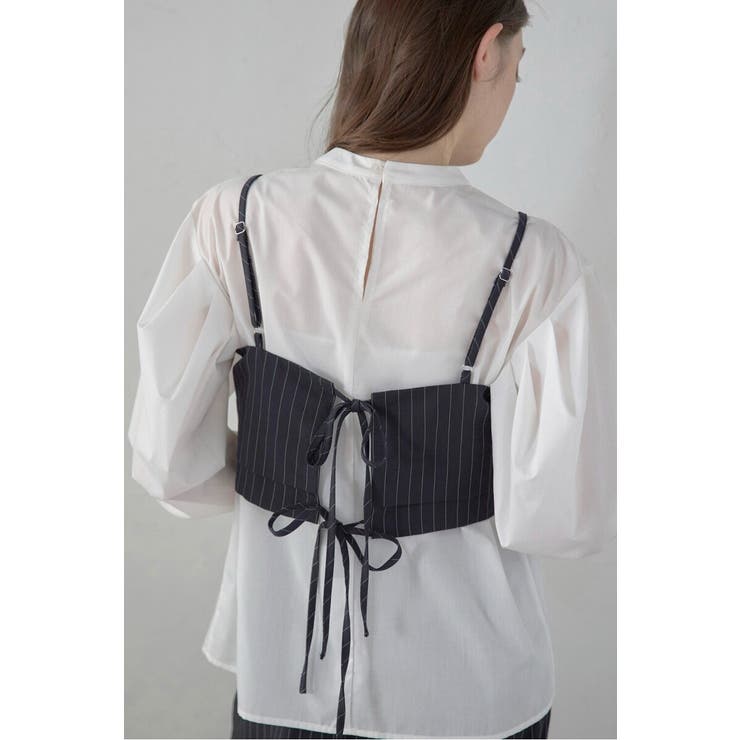 back ribbon pinstripe | BONJOUR SAGAN | 詳細画像34 