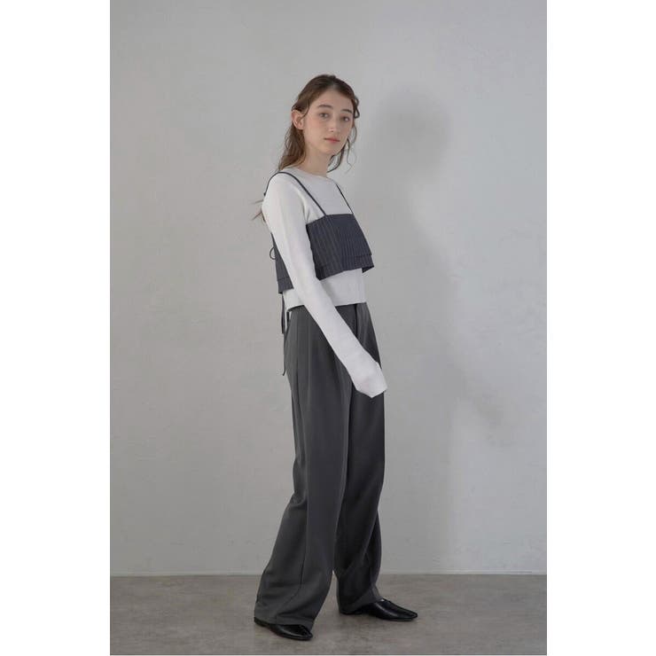 back ribbon pinstripe | BONJOUR SAGAN | 詳細画像3 