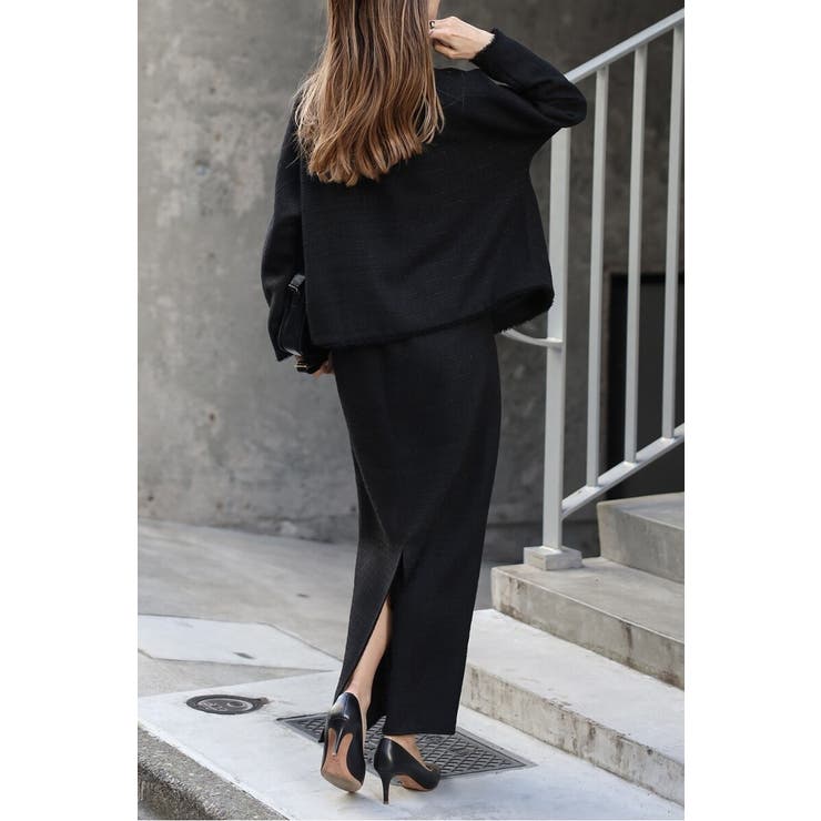 ツイードゴールド釦フリンジジャケット | BONJOUR SAGAN | 詳細画像13 