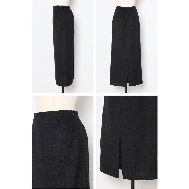 ツイードIラインバックスリットスカート 77-004588 | BONJOUR SAGAN | 詳細画像25 