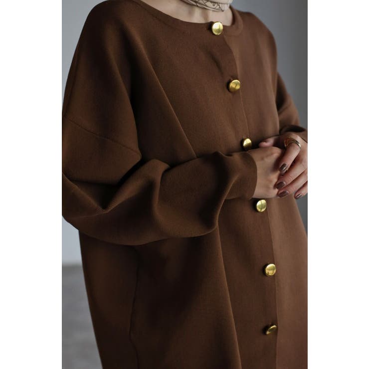 ダイバーニット金釦カーディガン 88 003328 | BONJOUR SAGAN | 詳細画像10 