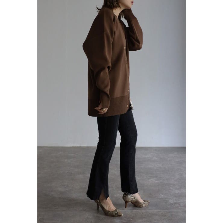 ゴールドボタン ダンボールカーディガン | BONJOUR SAGAN | 詳細画像15 