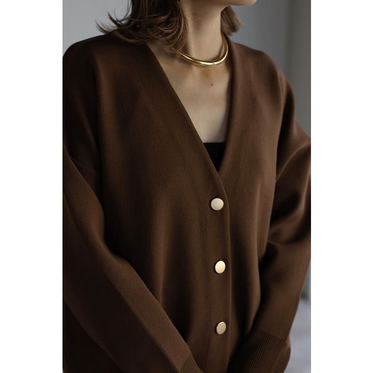 ゴールドボタン ダンボールカーディガン | BONJOUR SAGAN | 詳細画像17 