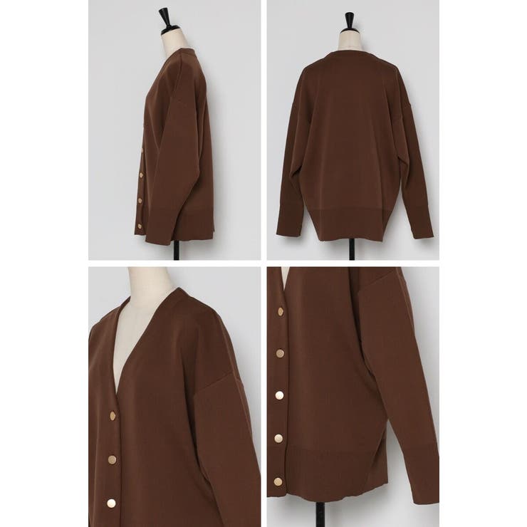 ゴールドボタン ダンボールカーディガン | BONJOUR SAGAN | 詳細画像20 