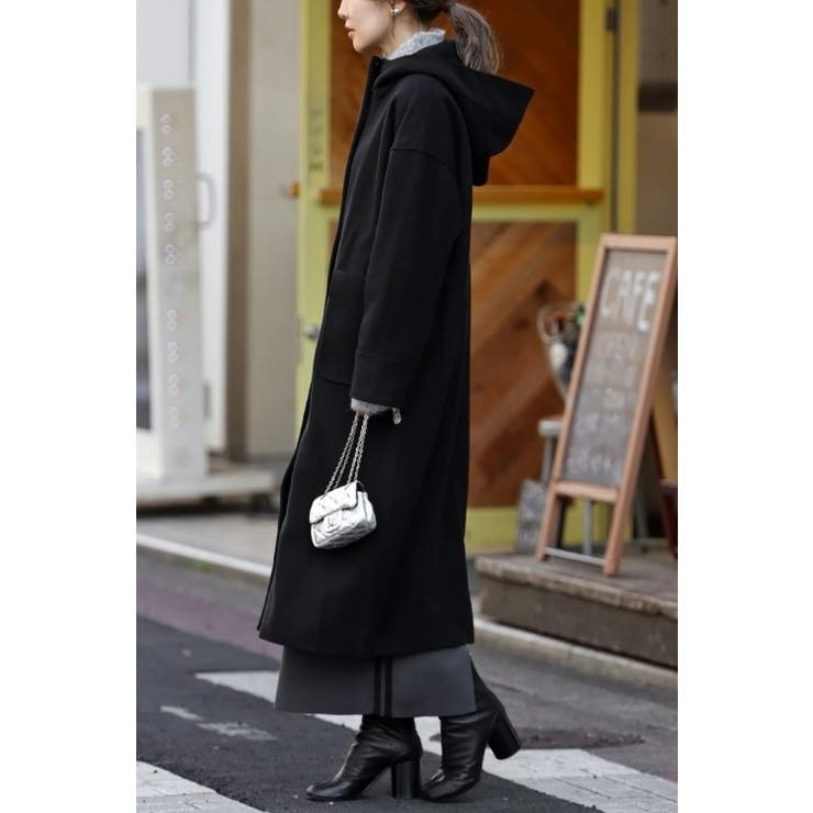 フーデッドロングコート 88-002530 | BONJOUR SAGAN | 詳細画像7 