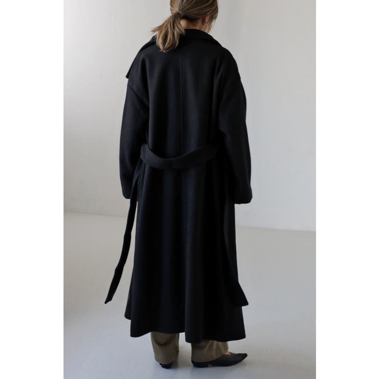 ウールライクトレンチコート 88-002531[品番：BLEW0001467]｜BONJOUR