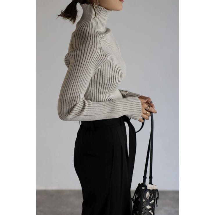 ニット セーター ハイネック | BONJOUR SAGAN | 詳細画像6 