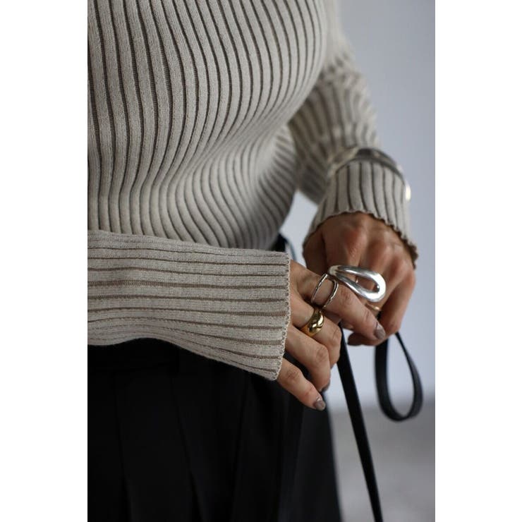 ニット セーター ハイネック | BONJOUR SAGAN | 詳細画像11 