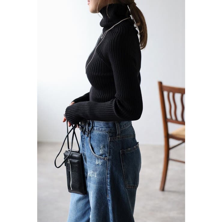 ニット セーター ハイネック | BONJOUR SAGAN | 詳細画像21 