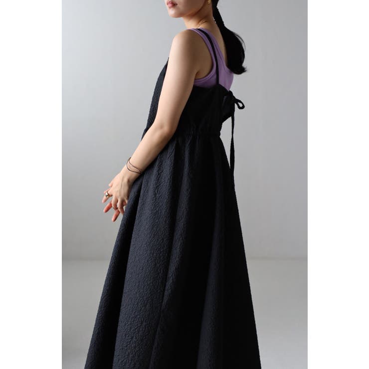 ふくれジャガードフレアキャミワンピース 88-002963 | BONJOUR SAGAN | 詳細画像3 