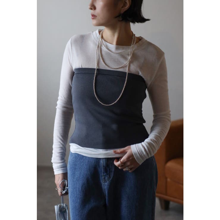 ダンボールニットビスチェ 88-003097 | BONJOUR SAGAN | 詳細画像12 