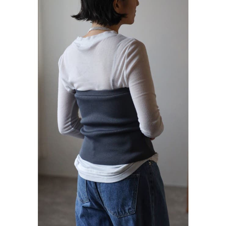 ダンボールニットビスチェ 88-003097 | BONJOUR SAGAN | 詳細画像14 