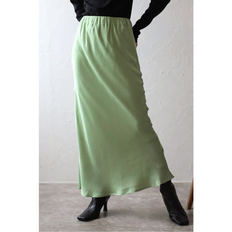 MINT | マットサテンスカート 88-003133 | BONJOUR SAGAN