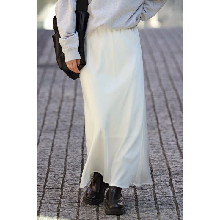 マットサテンスカート 88-003133 | BONJOUR SAGAN | 詳細画像1 