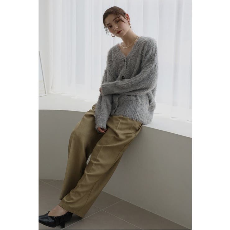 shaggy knit cardigan / シャギーニットカーディガン | BONJOUR SAGAN | 詳細画像2 
