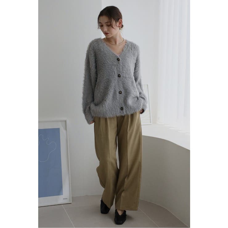 shaggy knit cardigan / シャギーニットカーディガン | BONJOUR SAGAN | 詳細画像4 