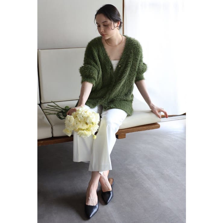 shaggy knit cardigan / シャギーニットカーディガン | BONJOUR SAGAN | 詳細画像30 