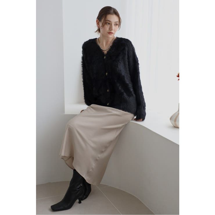 shaggy knit cardigan / シャギーニットカーディガン | BONJOUR SAGAN | 詳細画像40 