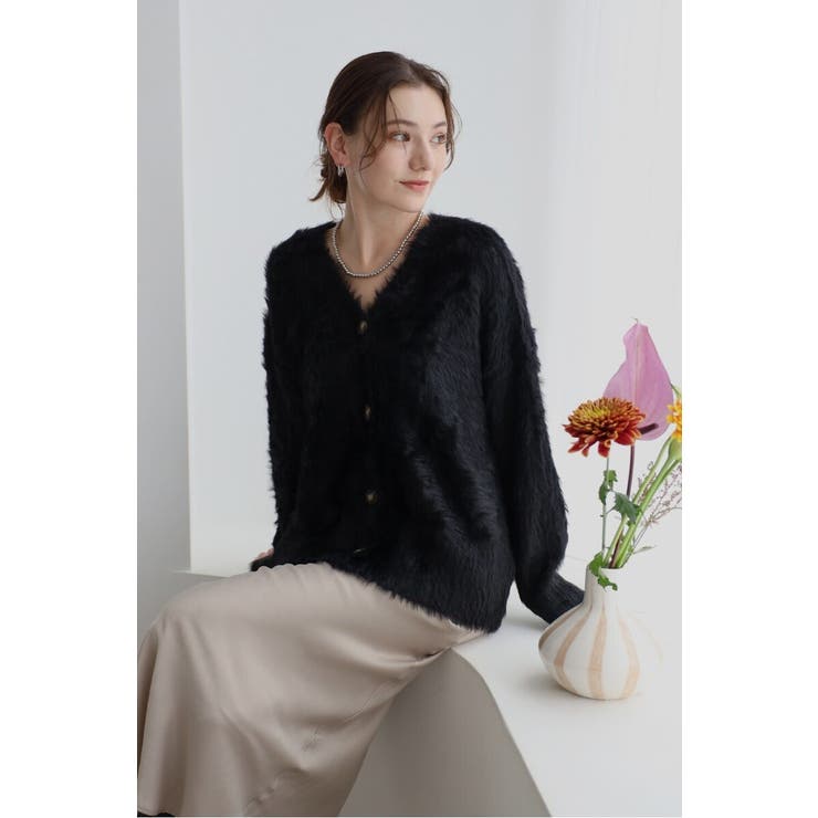 shaggy knit cardigan / シャギーニットカーディガン | BONJOUR SAGAN | 詳細画像41 